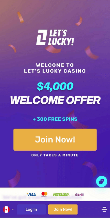 Let's Lucky Casino Mobile Preview 1