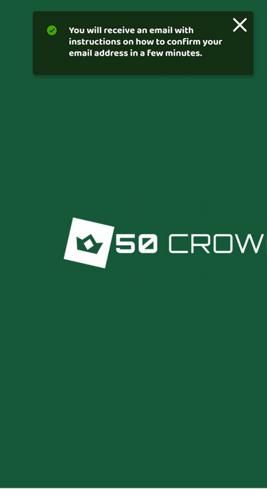 50 Crowns Casino Registration Process Image 2