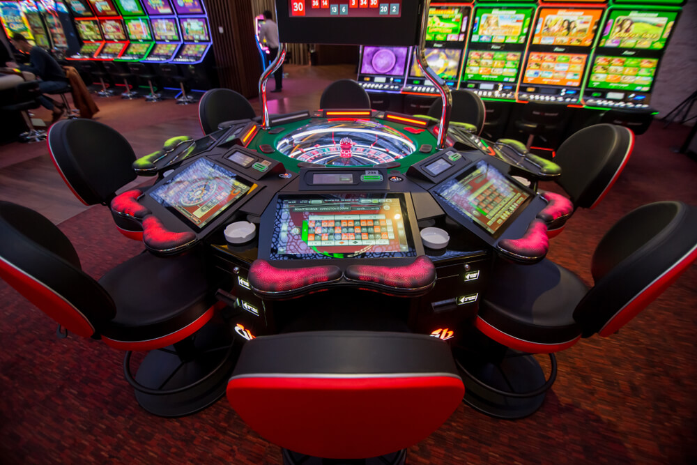 e-table in casino