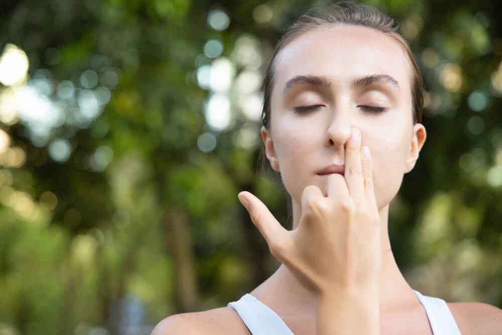 Alternate nostril breathing technique