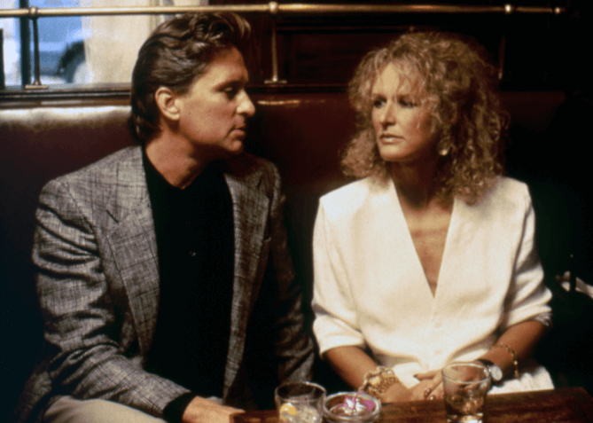 A scene from Fatal Attraction
