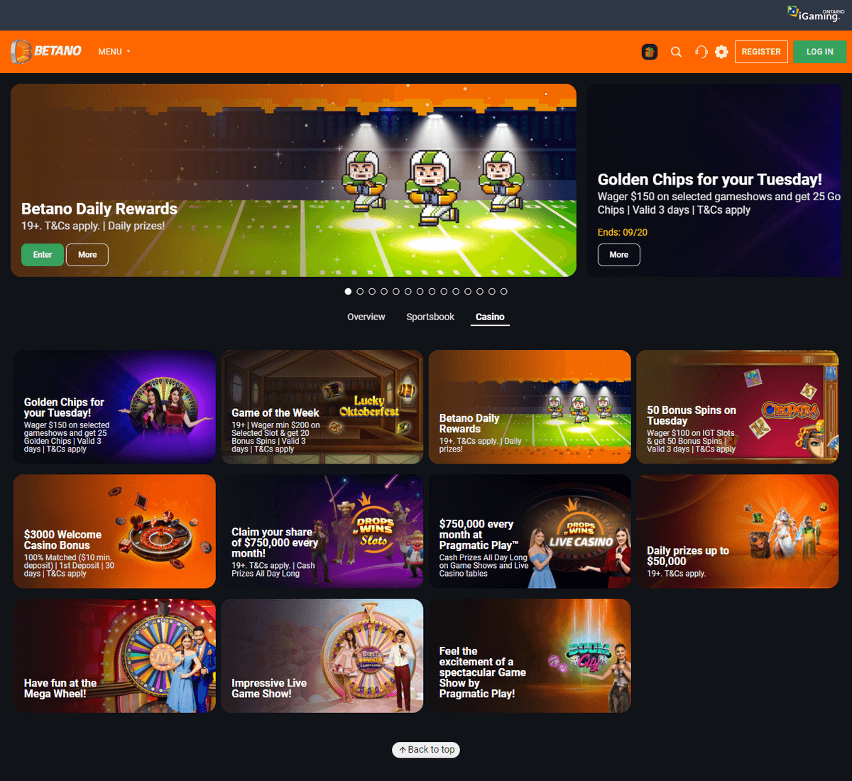 Betano Desktop Preview 1