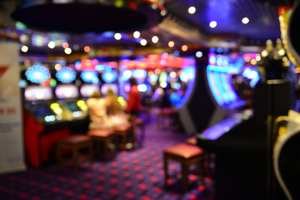 gambling machines in a casino