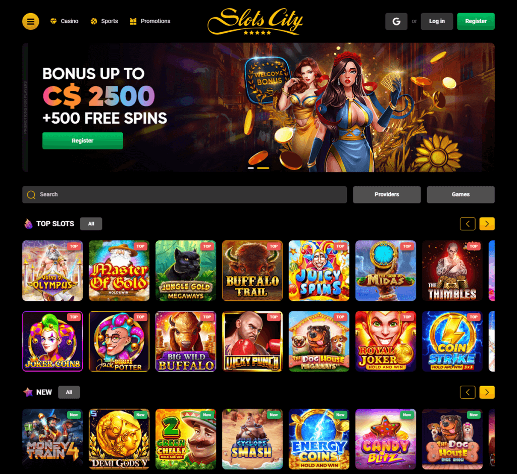 Slots City Casino Desktop Preview 2