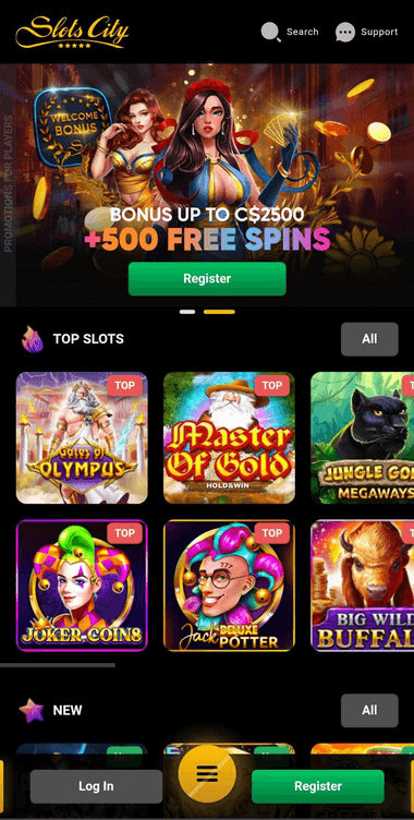 Slots City Casino Mobile Preview 1