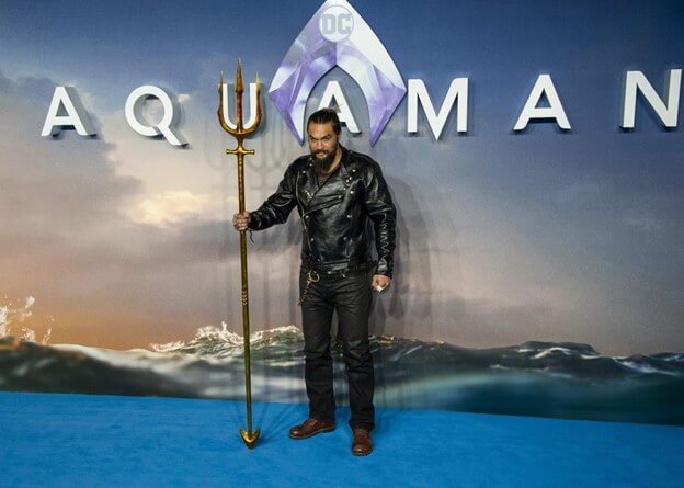 Jason Mamoa attends the Aquaman Premiere