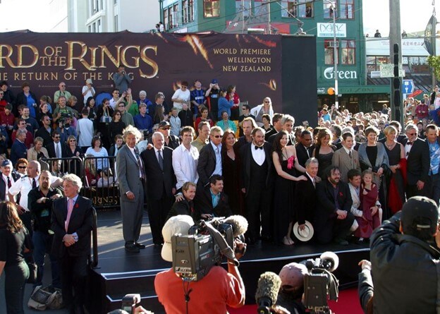 The premiere of The Return of the King