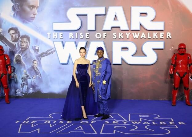 The premiere of The Rise of Skywalker