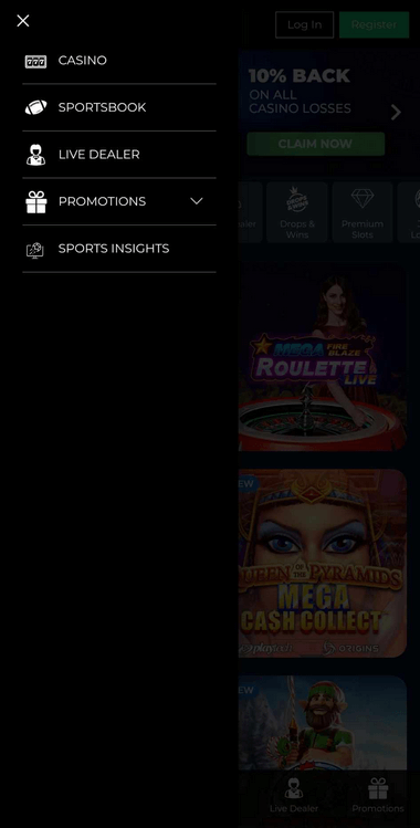 NorthStar Bets Casino Mobile Preview 2