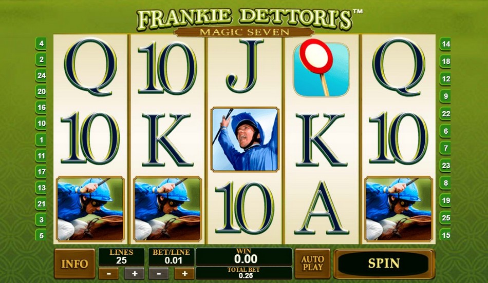 Frankie Dettoris Magic Seven - Playtech
