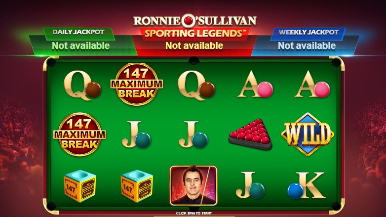 Ronnie O’Sullivan Sporting Legends - Playtech