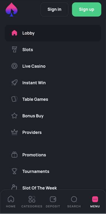 Betandplay Casino Mobile Preview 2