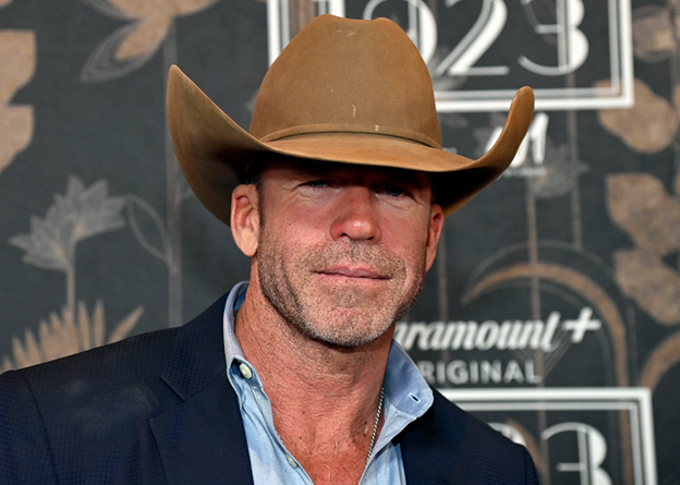 Taylor Sheridan attends the 1923 Las Vegas premiere