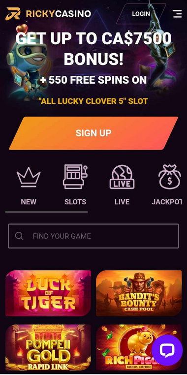 Ricky Casino Mobile Preview 2