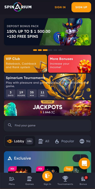 Tether Casinos Mobile Preview 2