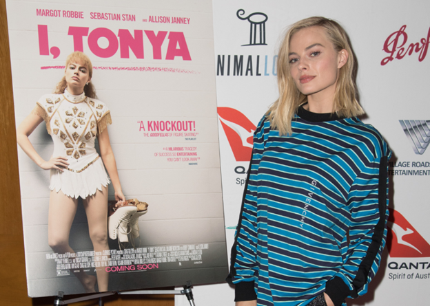 Margot Robbie at a screening of "I, Tonya"