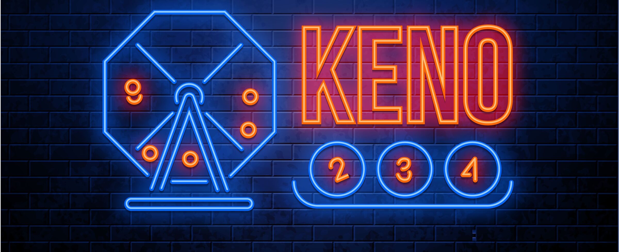 Neon Keno background