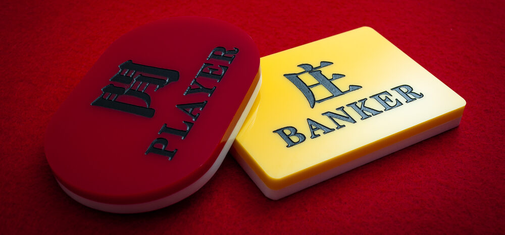 player and banker buttons