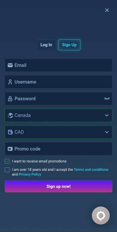 Newfoundland Online Casinos Registration Process Image 1