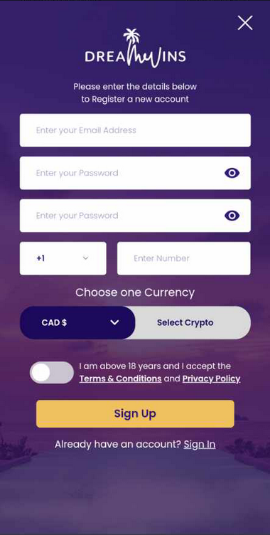 Atomic Slot Lab Casinos Registration Process Image 1