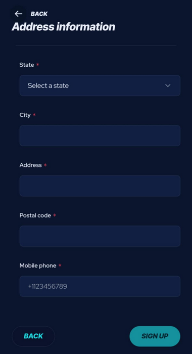 BetBeast Casino Registration Process Image 4