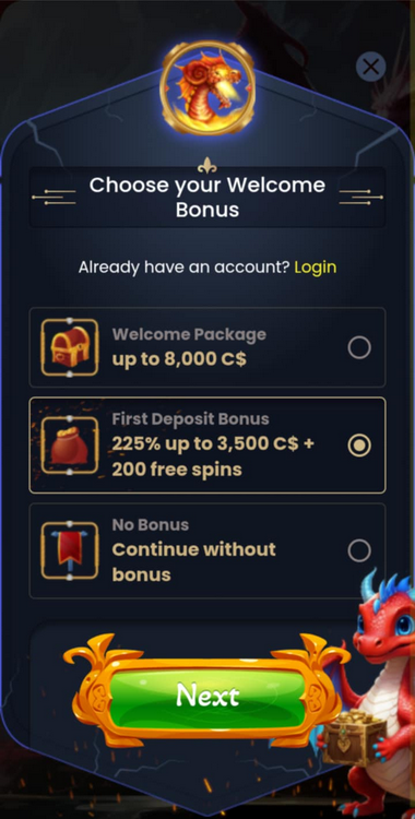 New Mobile Casinos Registration Process Image 1