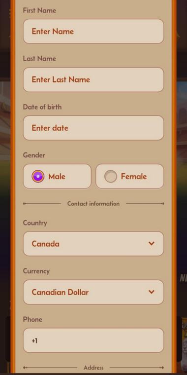 Mobile Casinos Registration Process Image 3