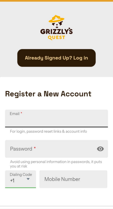 Mobile Casinos Registration Process Image 1