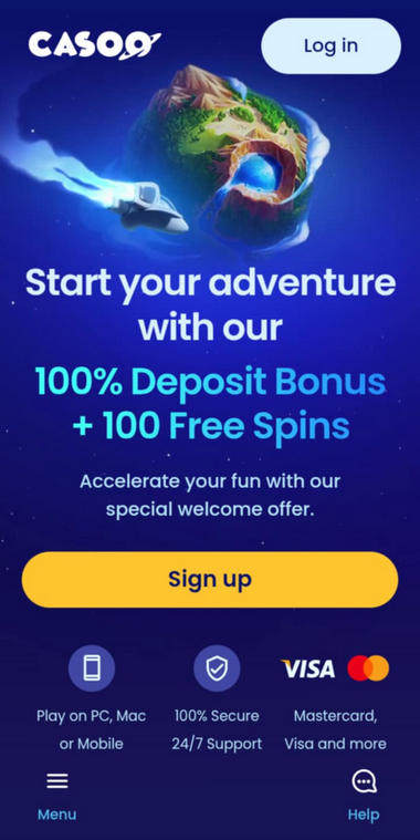 Casoo Casino Mobile Preview 2