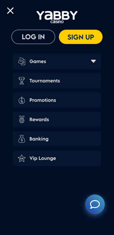 Yabby Casino Mobile Preview 1