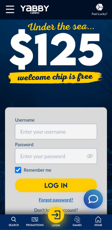 Yabby Casino Mobile Preview 2