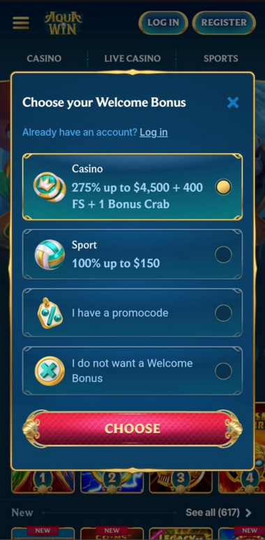 Booming Games Casinos Registration Process Image 1 Booming Games Casinos Registration Process Image 1