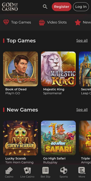 Endorphina Casinos Mobile Preview 2