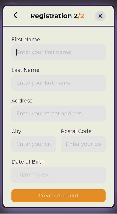Julius Casino Registration Process Image 3