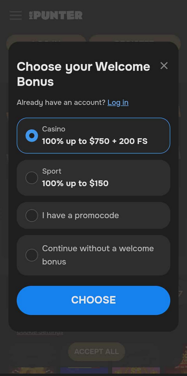 New Mobile Casinos Registration Process Image 1