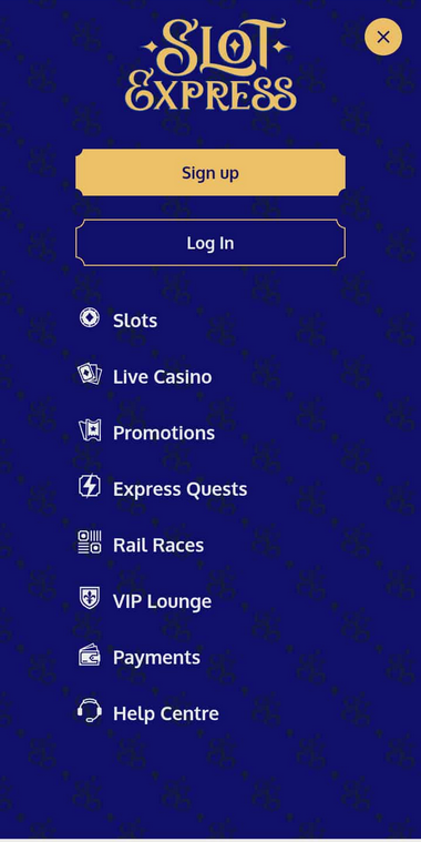 SlotExpress Casino Mobile Preview 1