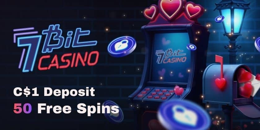 7Bit Casino 50 Free Spins for C$1