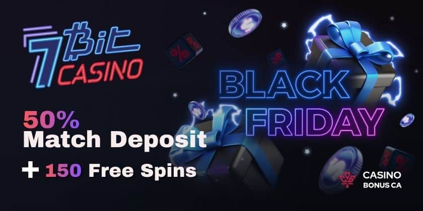 7Bit Casino 50% Match Bonus + 150 Free Spins